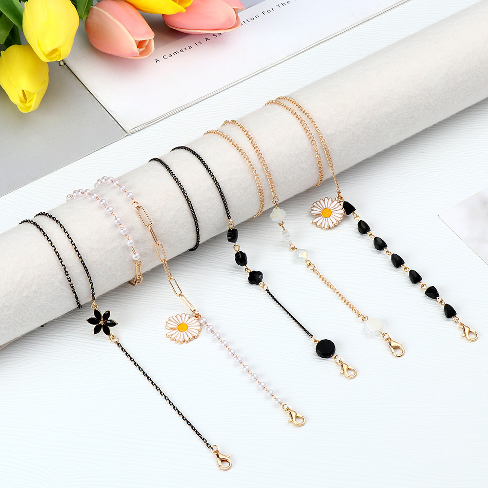 Mask Chain Holder - Moda kadın anti-kayıp gözlük zinciri güneş
