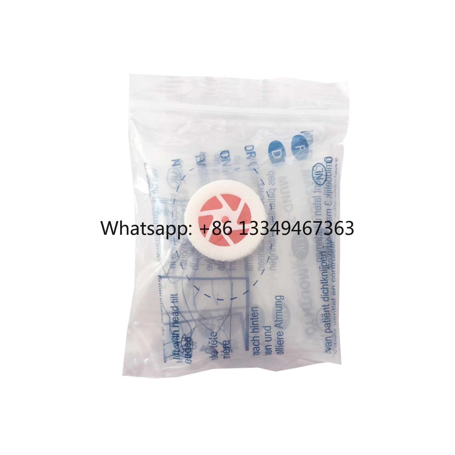 Disposable Mask Blue - Üretici Ağızdan Ağza Solunum Maskesi Tek