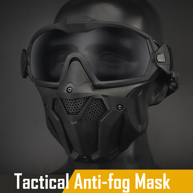 Anti Pollution Mask - Taktik Tam Yüz Maskesi Anti-sis Fan