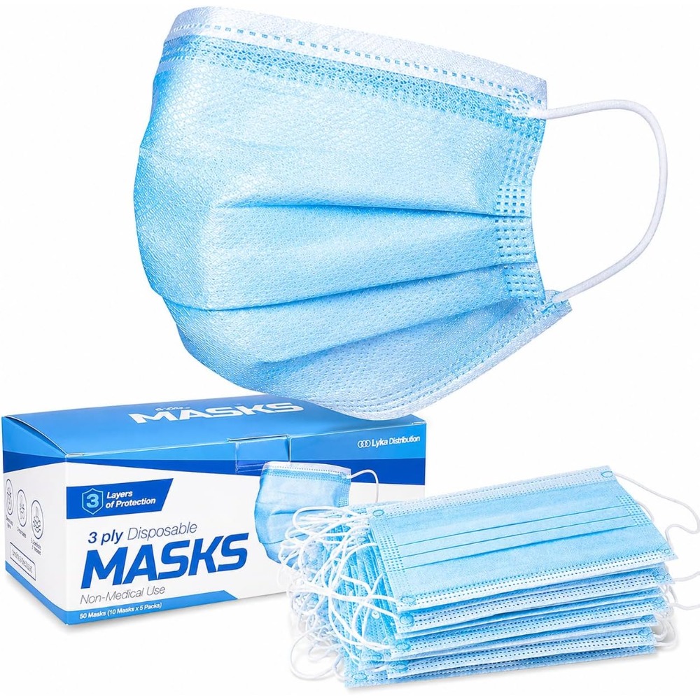 Disposable Mask Blue - Yüz Maskesi - Yüksek Kaliteli Mavi