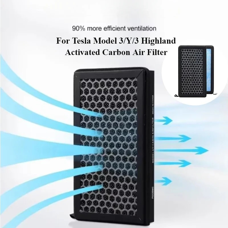 Filter Replacement N95 - Tesla Model 3/Y/3 Highland 2024 HEPA