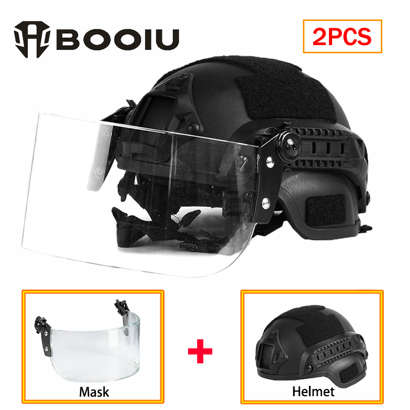 Kids Face Mask - BOOIU Yeni Taktik Kask Yüz Maskesi