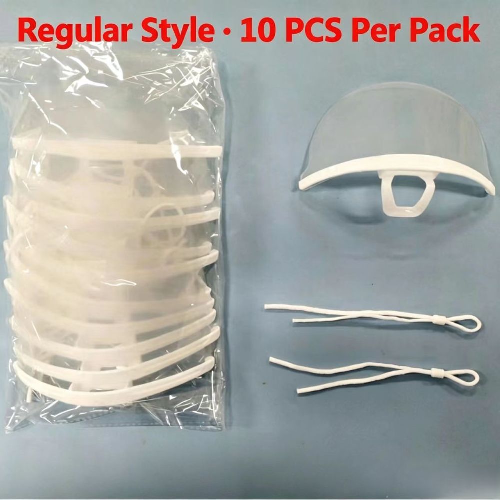 Mask Lanyard Adjustable - Buğu Önleyici Şeffaf Catering Ağız Koruması