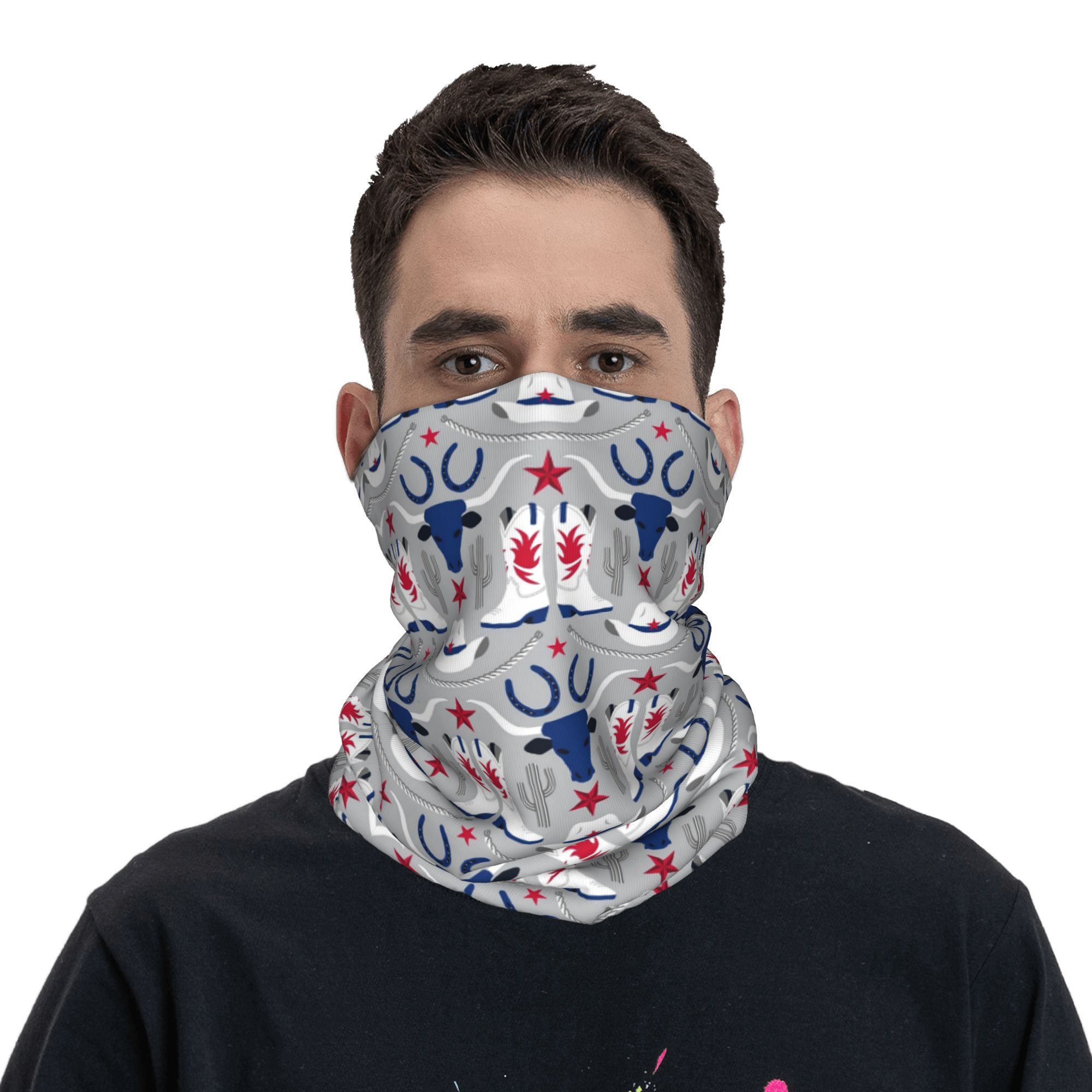 Sports Mask Breathable - Eski Vahşi Batı Kovboy Bandana Boyun