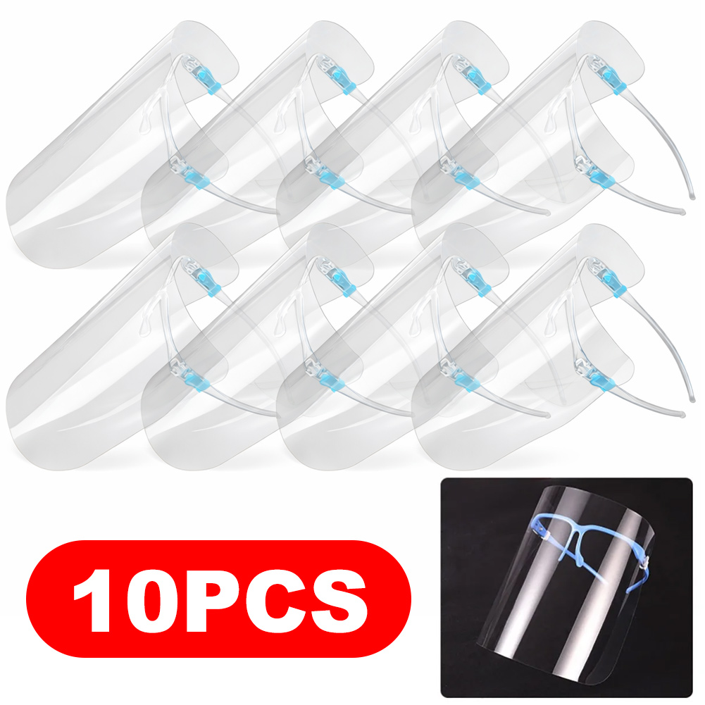 Anti Pollution Mask - 10 adet yüz kalkanı maskesi Anti