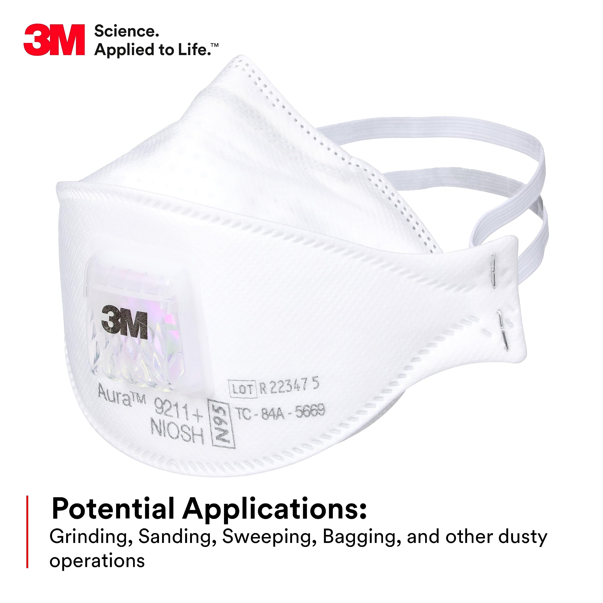 Dust Mask Construction - 3M Aura 9211+ Partikül Maskesi N95