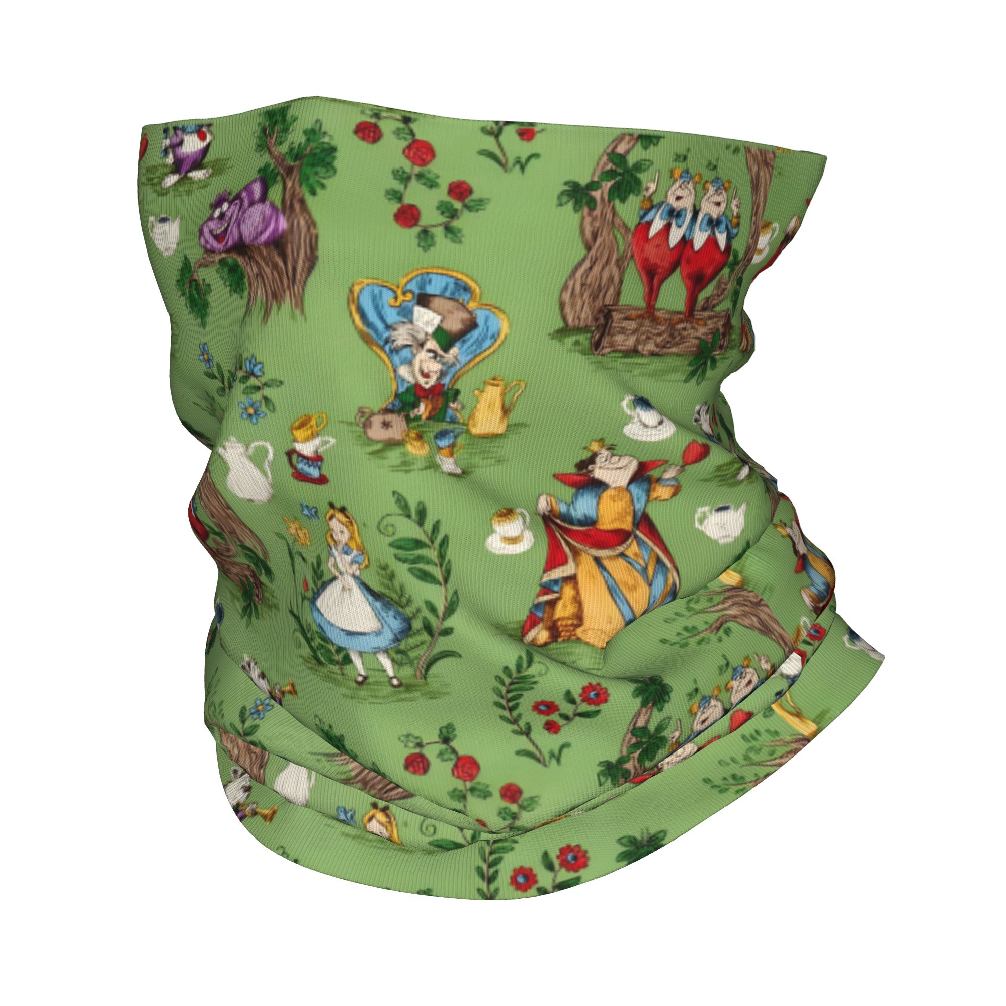 Neck Gaiter Face Cover - Özel A-Alice in W-Wonderland Bandana Boyun