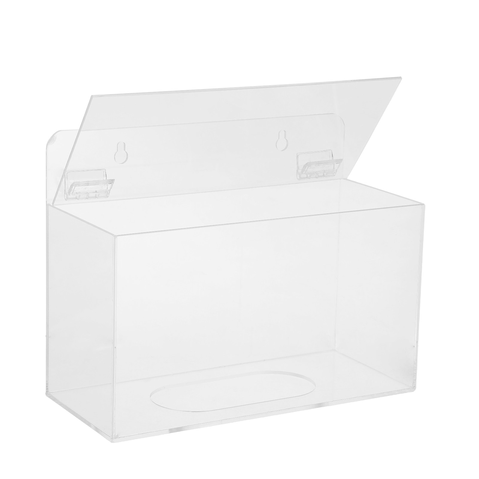 Face Mask Storage Box - Yüz Maskesi Dağıtıcı Kutusu Şeffaf Akrilik