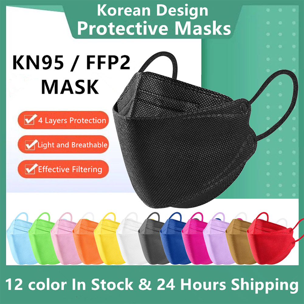 Disposable Surgical Mask - 10-100PCS Mascarillas FFP2 Yüz Maskesi CE