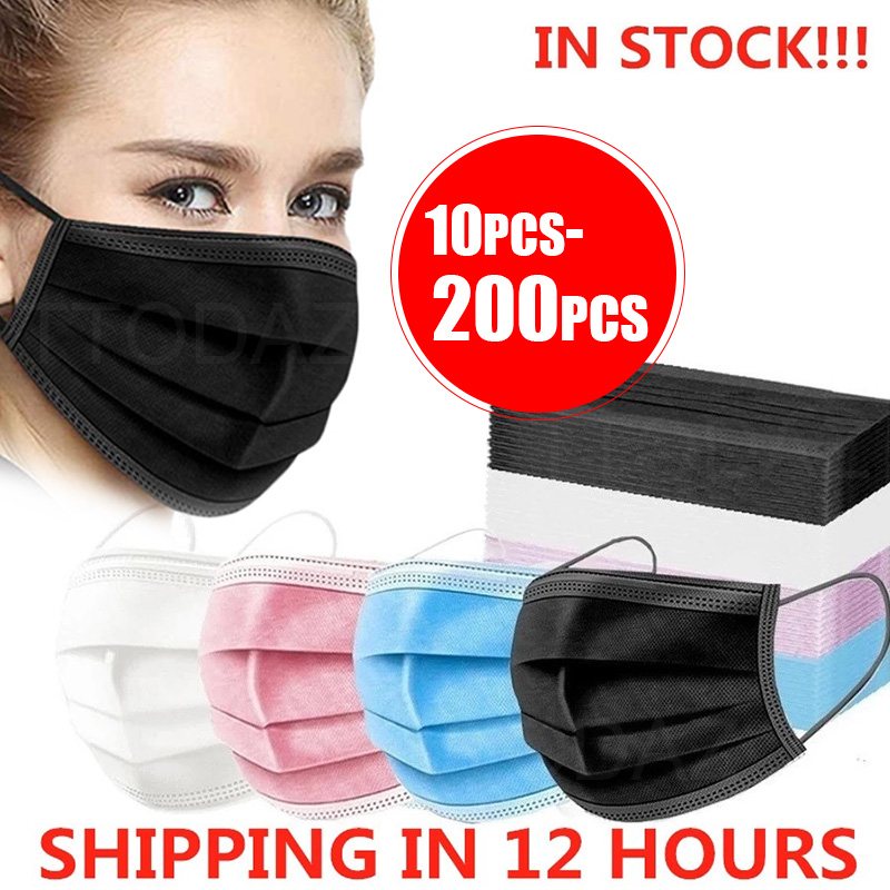 Disposable Mask Blue - 10/50/100/200 ADET Tek Kullanımlık Maske Kulak