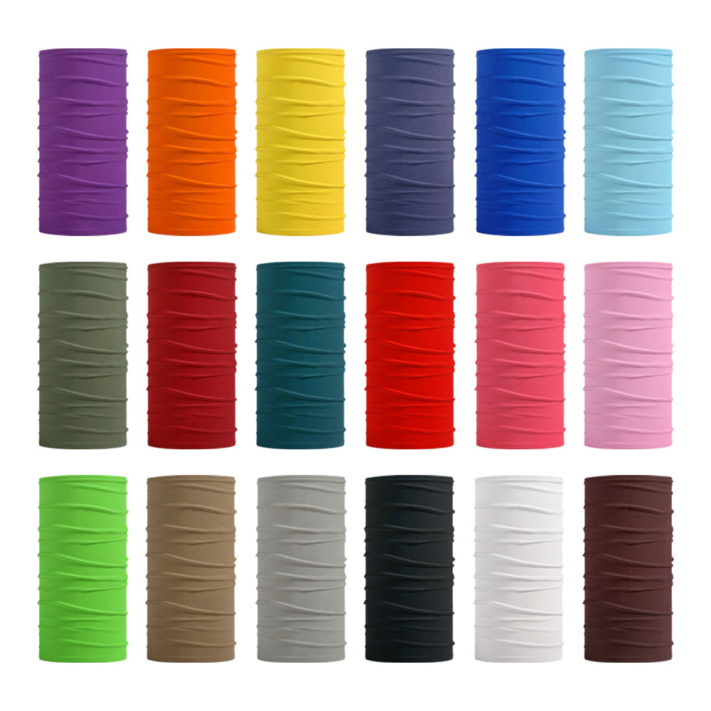 Neck Gaiter Face Cover - Dikişsiz Düz Renk Bandanalar Erkek Kadın