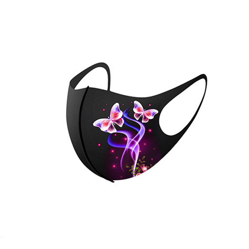 Cloth Face Mask Washable - Yeni buz ipek serigrafi baskı Hua
