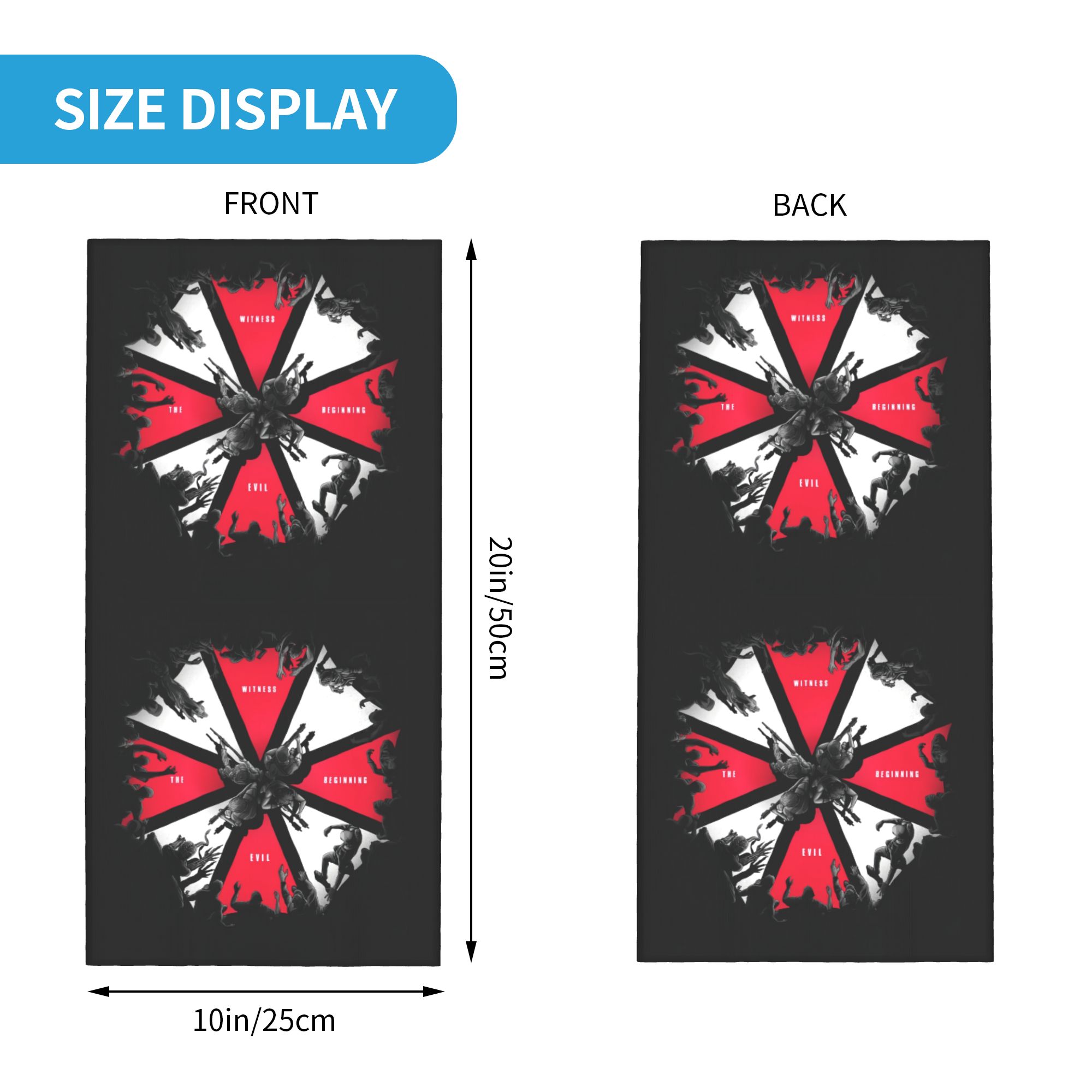 Umbrellas Corporations Residen - Neck Gaiter Face Cover incelemesi ve fiyatı