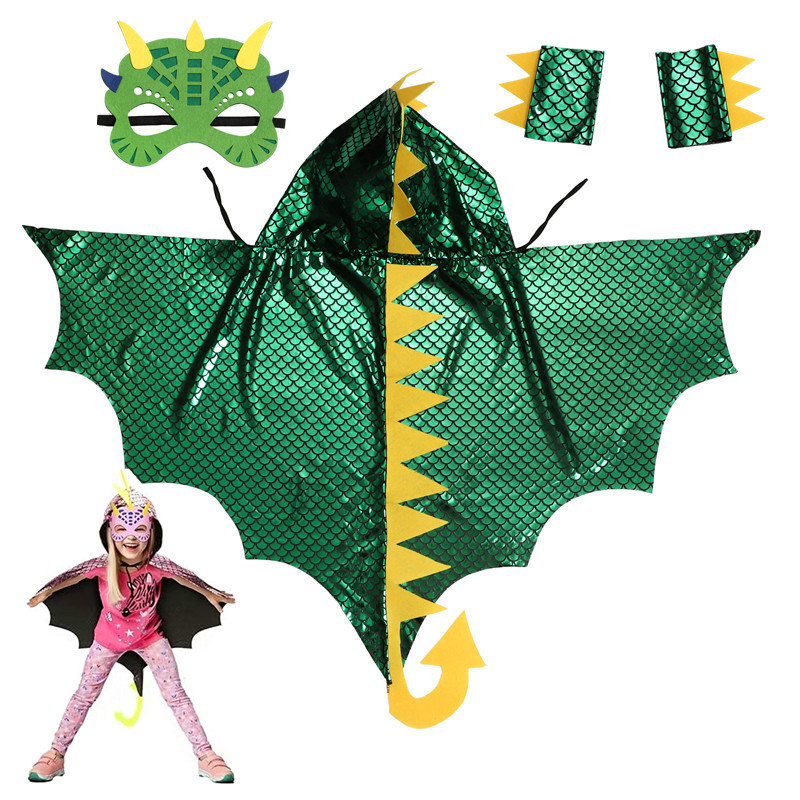Çocuk Yeşil Dinozor Pelerin Ma - Kids Face Mask incelemesi ve fiyatı