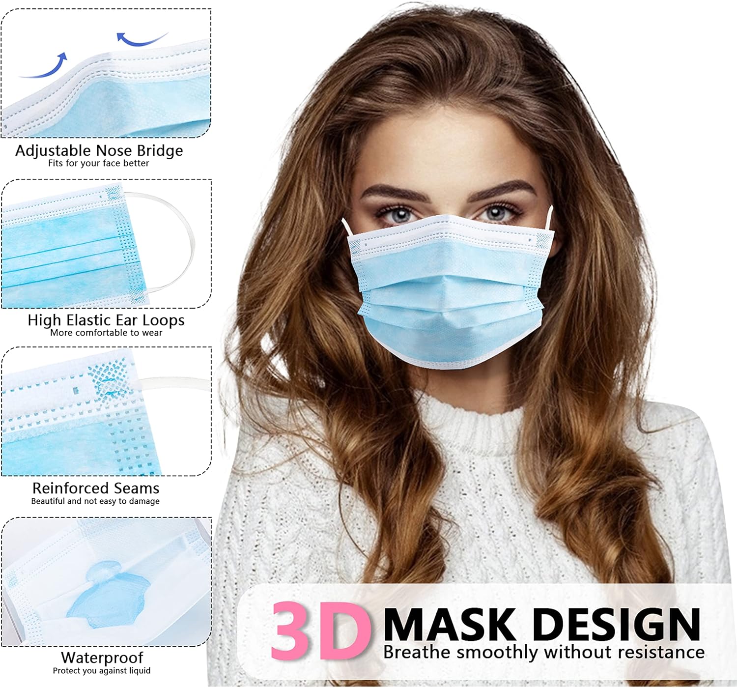 100 adet mavi tek kullanımlık  - Disposable Mask Blue incelemesi ve fiyatı