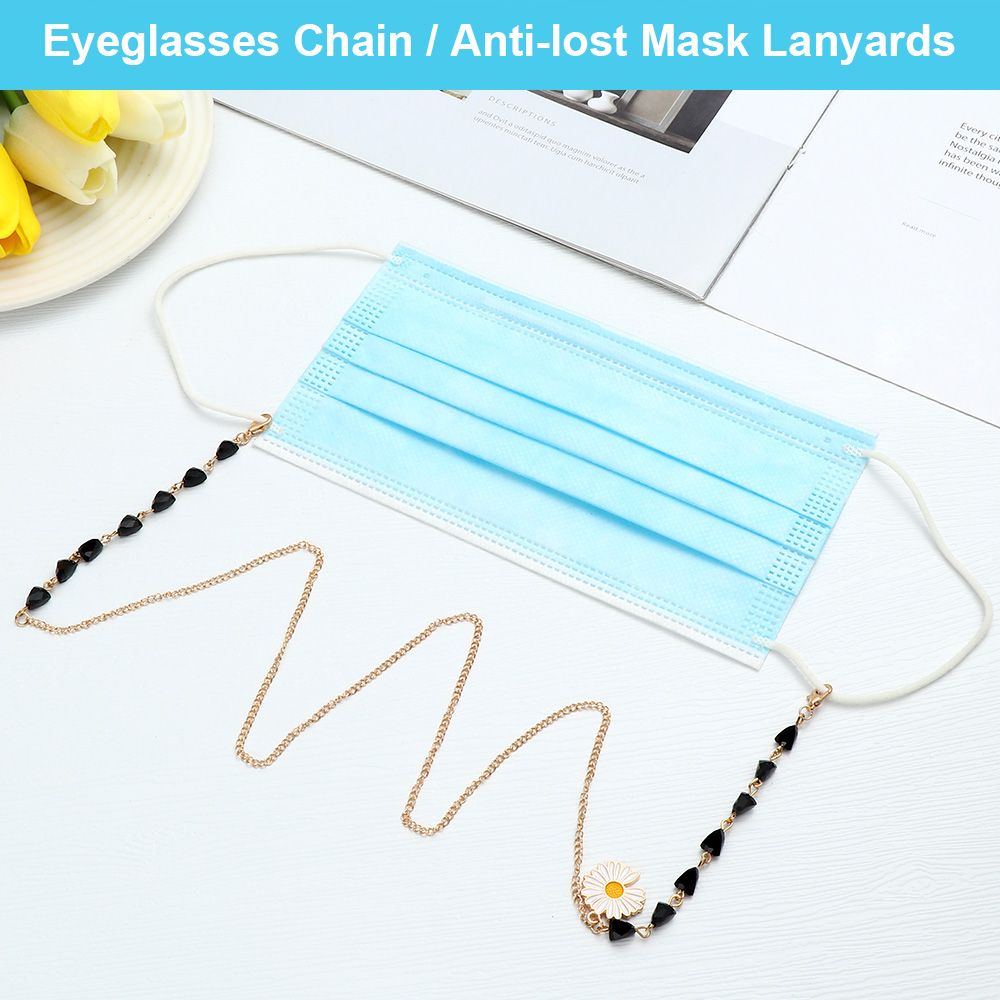 Moda kadın anti-kayıp gözlük z - Mask Chain Holder incelemesi ve fiyatı