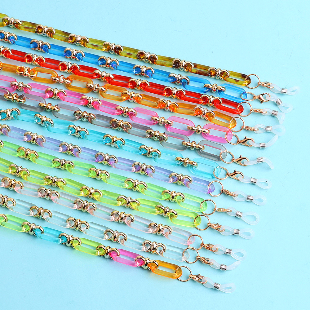 Renkli şeffaf bağlantı akrilik - Mask Chain Holder incelemesi ve fiyatı