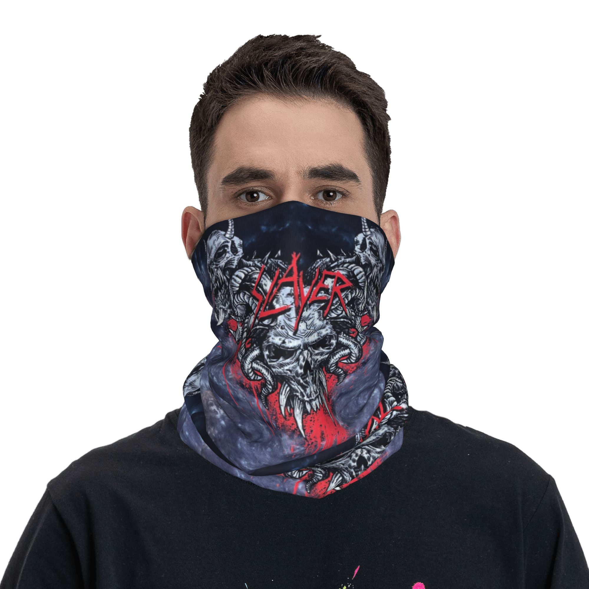 Özel Heavy Metal Rock Slayers  - Neck Gaiter Face Cover incelemesi ve fiyatı