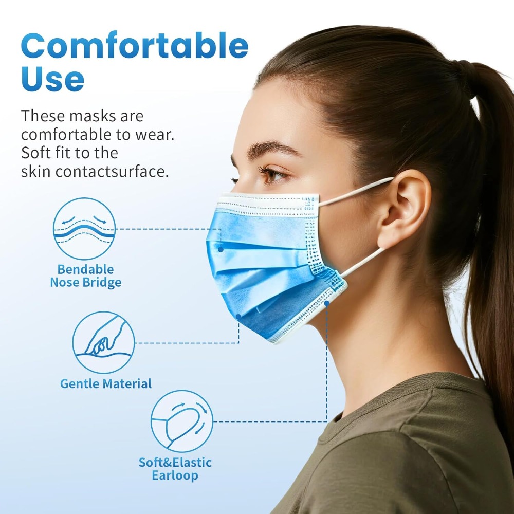 Mavi Tek Kullanımlık Yüz Maske - Disposable Mask Blue incelemesi ve fiyatı