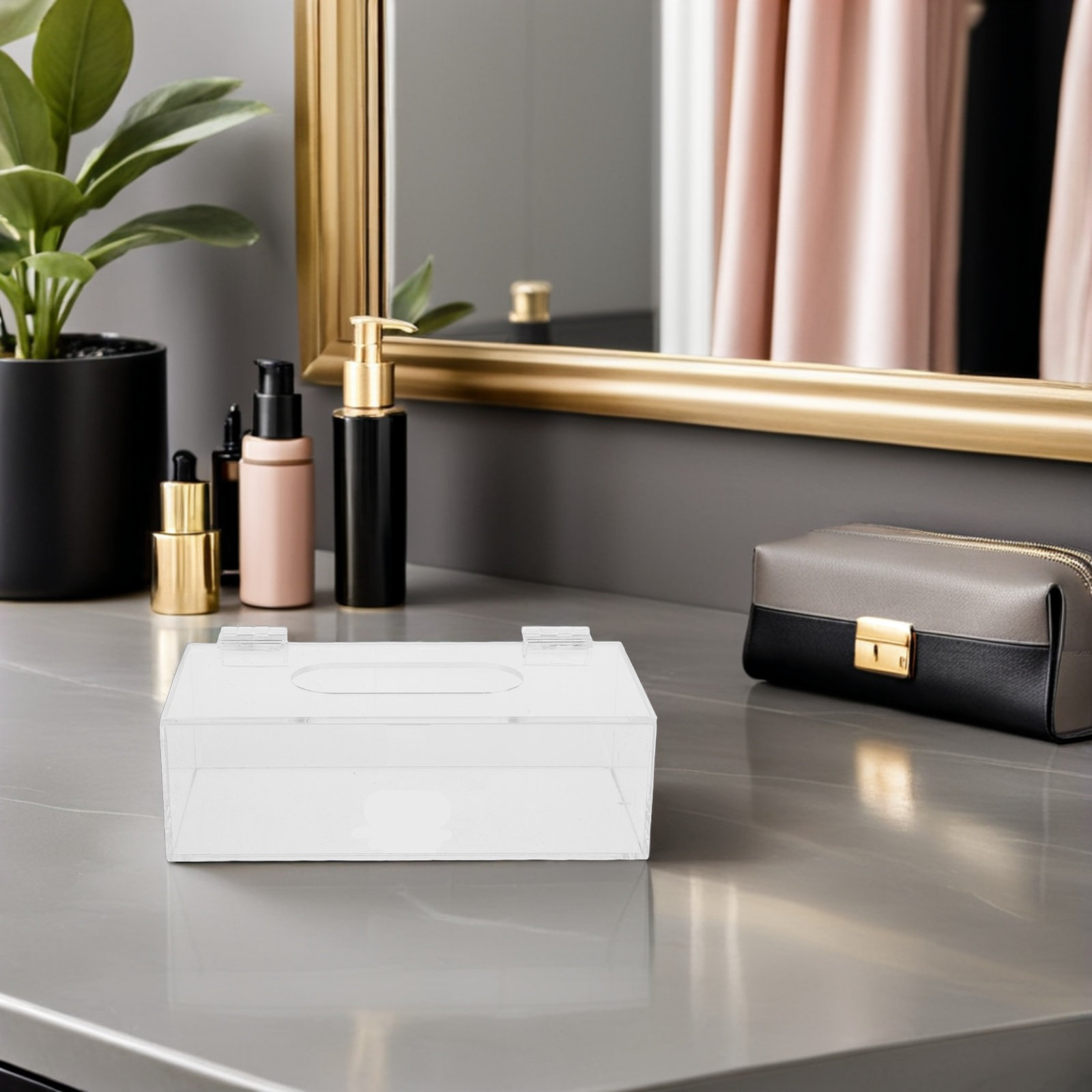 Şeffaf Akrilik Yüz Maskesi Sak - Face Mask Storage Box incelemesi ve fiyatı