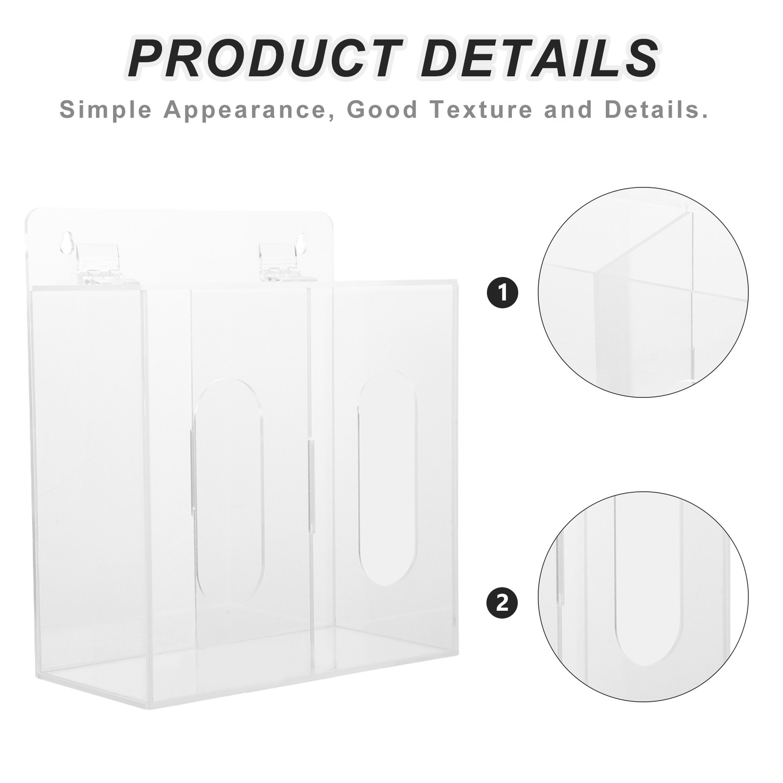 Şeffaf Akrilik Maske Saklama K - Face Mask Storage Box incelemesi ve fiyatı