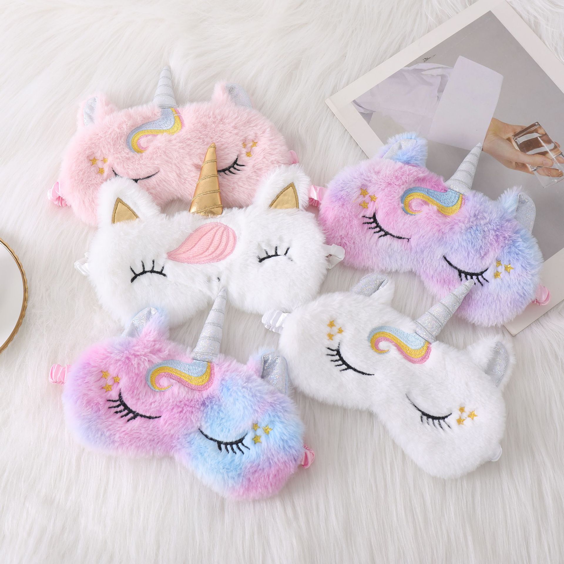 Yumuşak peluş uyku maskesi göz - Kids Face Mask incelemesi ve fiyatı