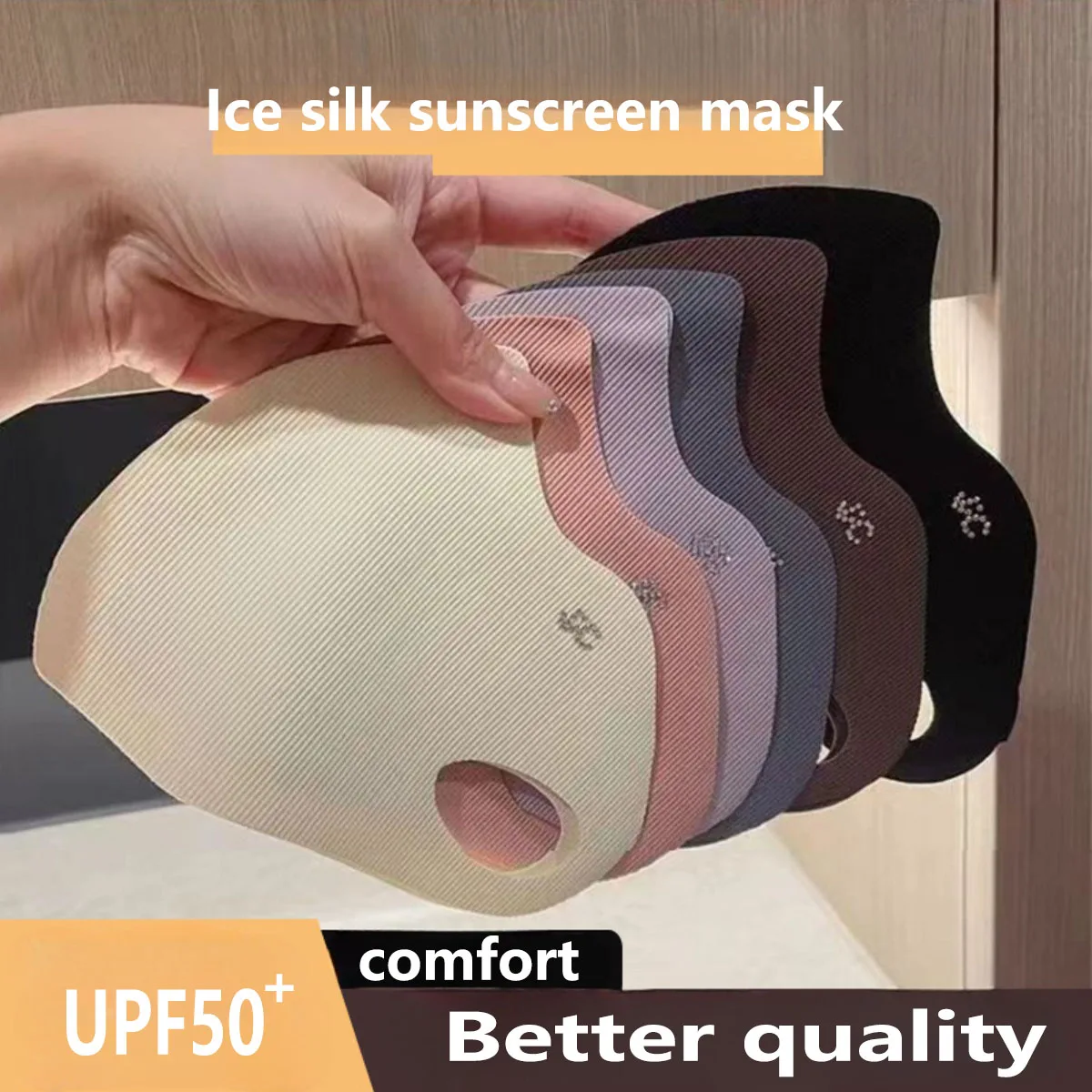 5 Renkli İplikli Buz İpek Mask - Cloth Face Mask Washable incelemesi ve fiyatı
