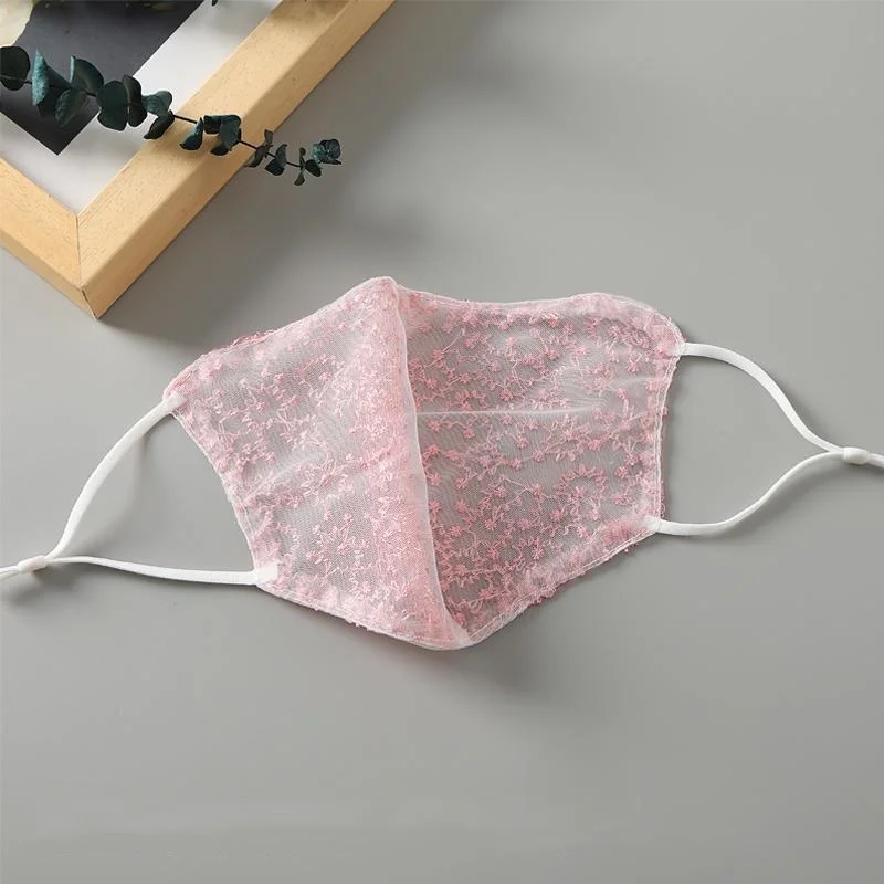 1/2 adet Siyah Beyaz Dantel Yü - Cloth Face Mask Washable incelemesi ve fiyatı