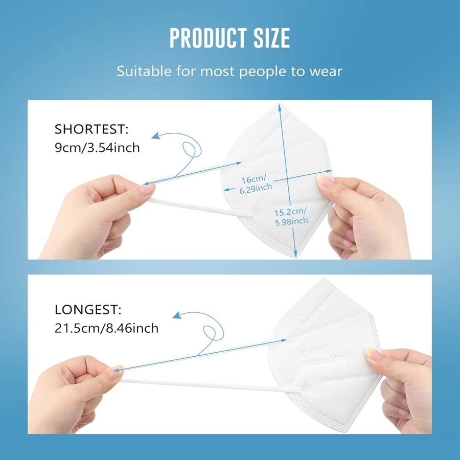 10-200PCS mascarillas fpp2 Siy - Disposable Surgical Mask incelemesi ve fiyatı