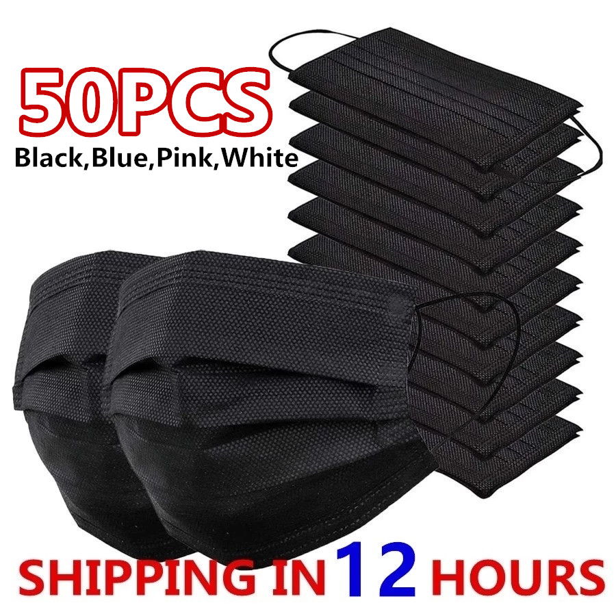 Maskeler 3 katmanlı Maske Yüz  - Black Face Mask Pack incelemesi ve fiyatı