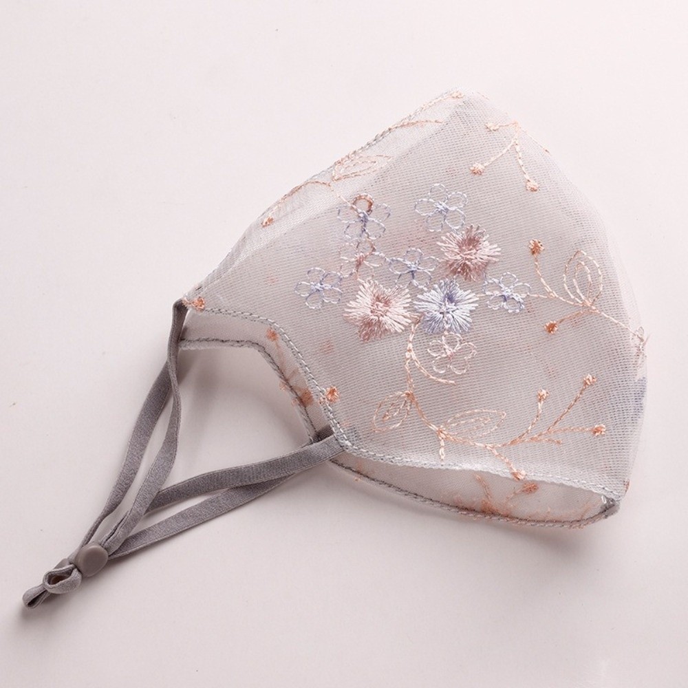 Klasik Nakışlı Çiçek Peçe Mask - Cloth Face Mask Washable incelemesi ve fiyatı