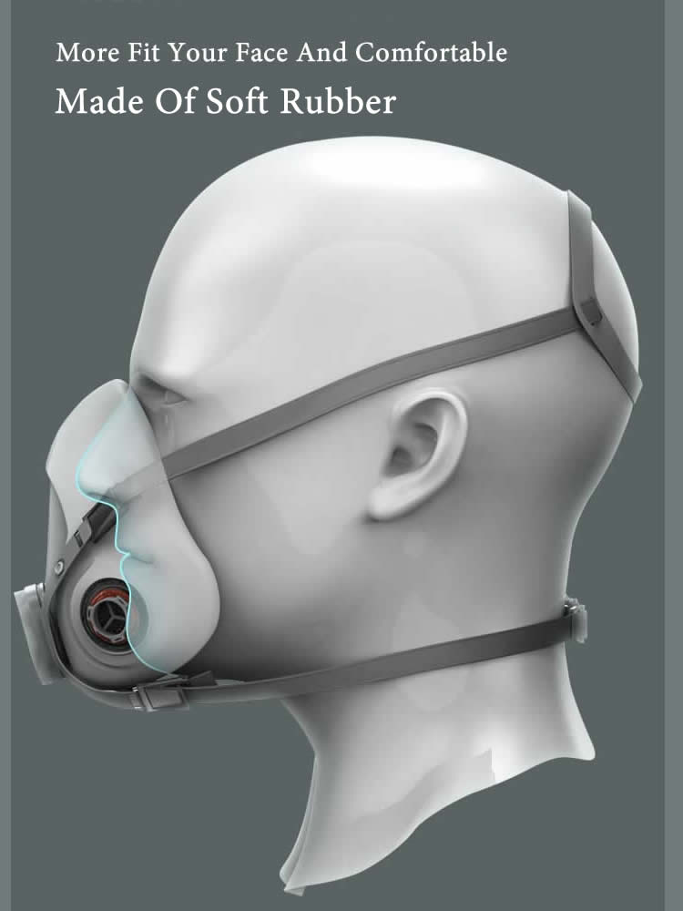 Yarım yüz 6200 toz gaz maskesi - Dust Mask Construction incelemesi ve fiyatı