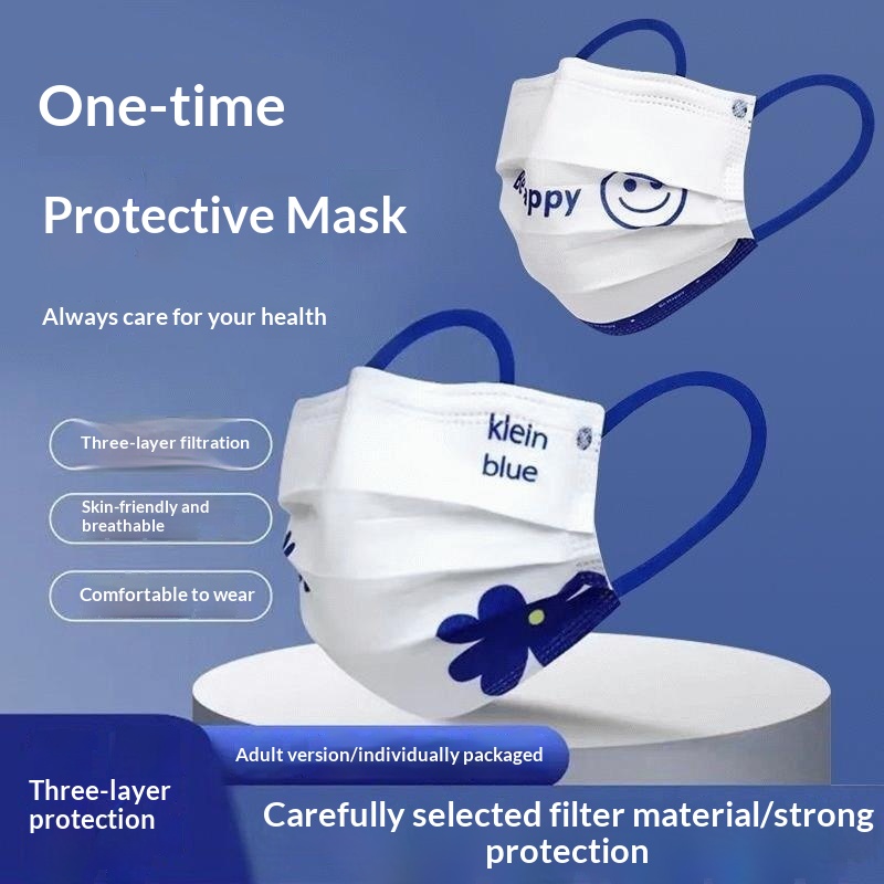 Yüksek kaliteli Klein mavisi t - Disposable Mask Blue incelemesi ve fiyatı