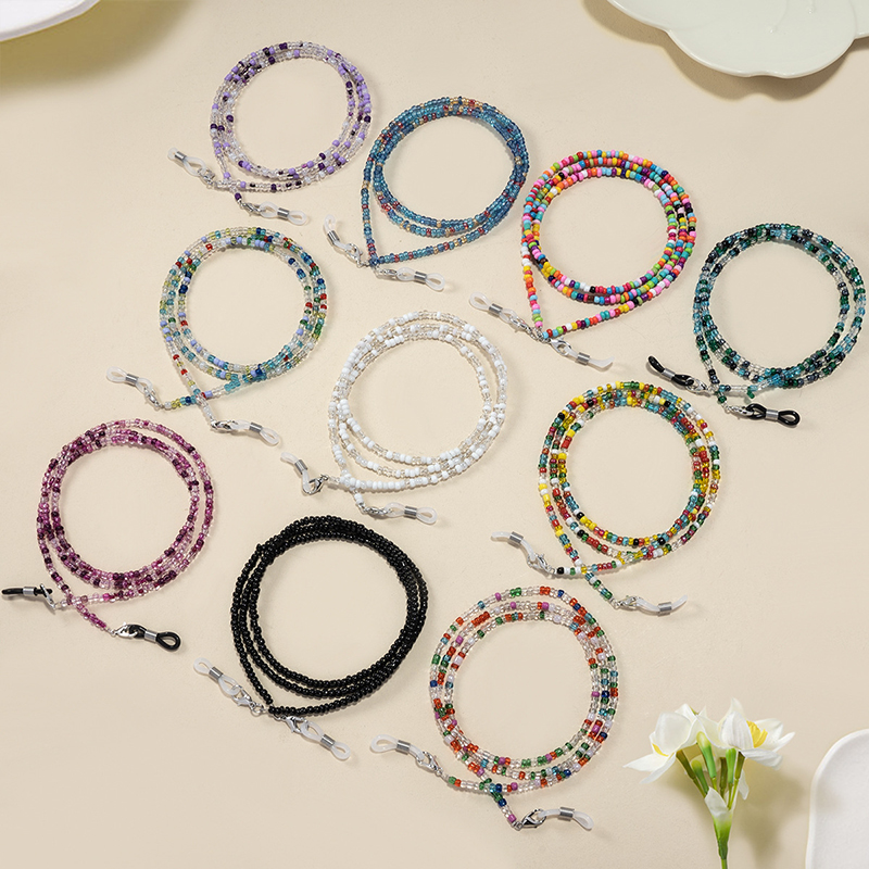 Renkli Pirinç Boncuklu Gözlük  - Mask Chain Holder incelemesi ve fiyatı