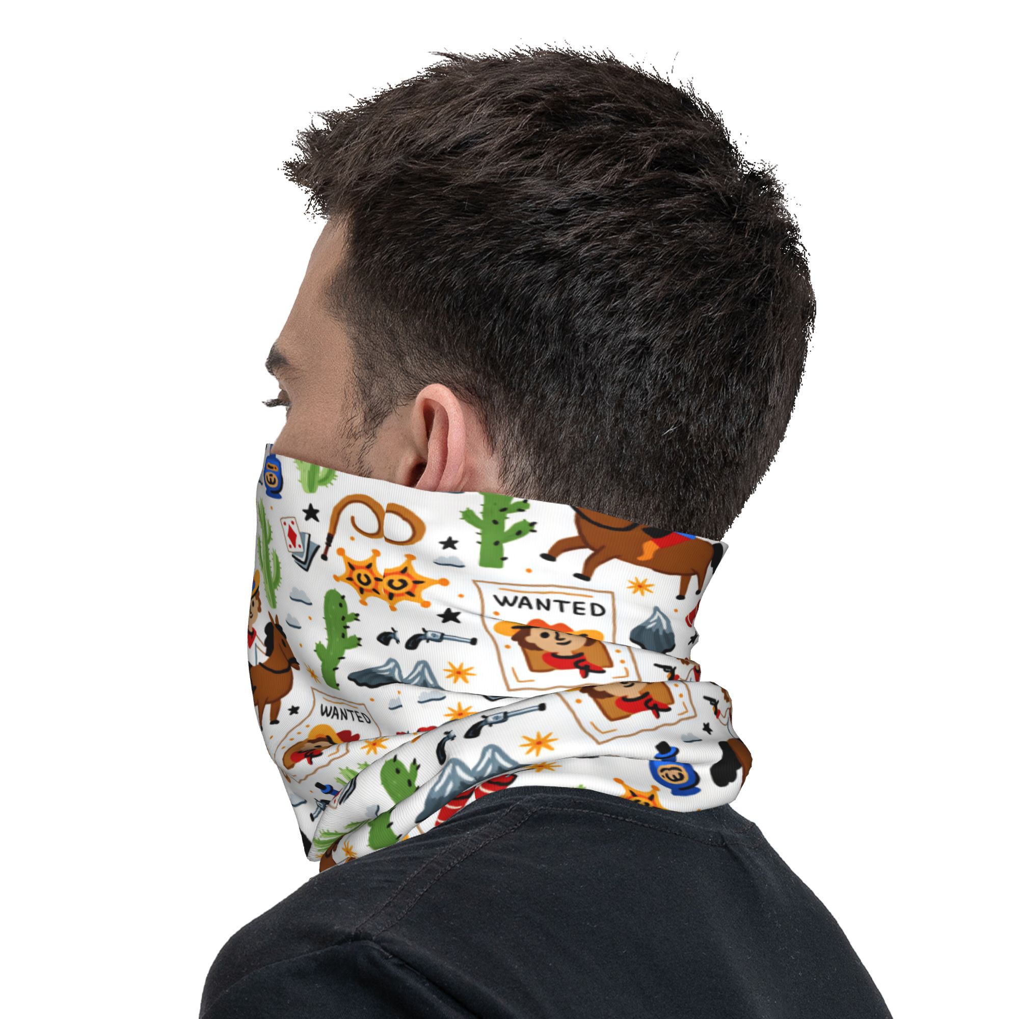 Karikatür Çocuklar Batı Kovboy - Kids Face Mask incelemesi ve fiyatı