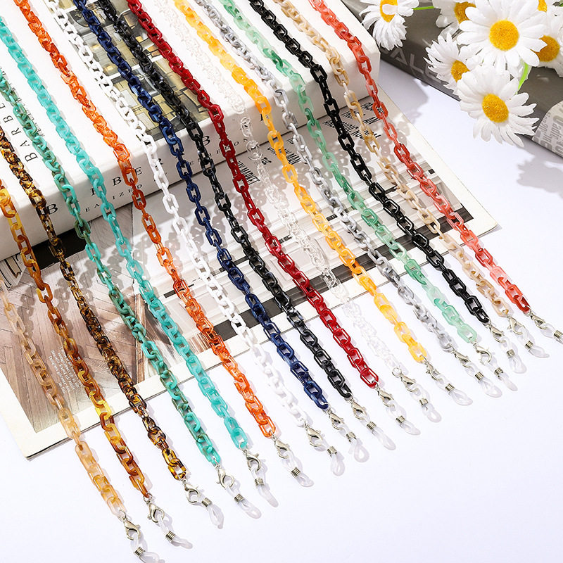 2021 sıcak moda kadınlar akril - Mask Chain Holder incelemesi ve fiyatı