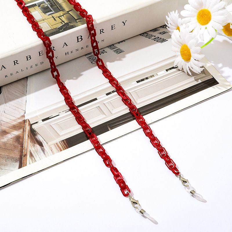 2021 sıcak moda kadınlar akril - Mask Chain Holder incelemesi ve fiyatı