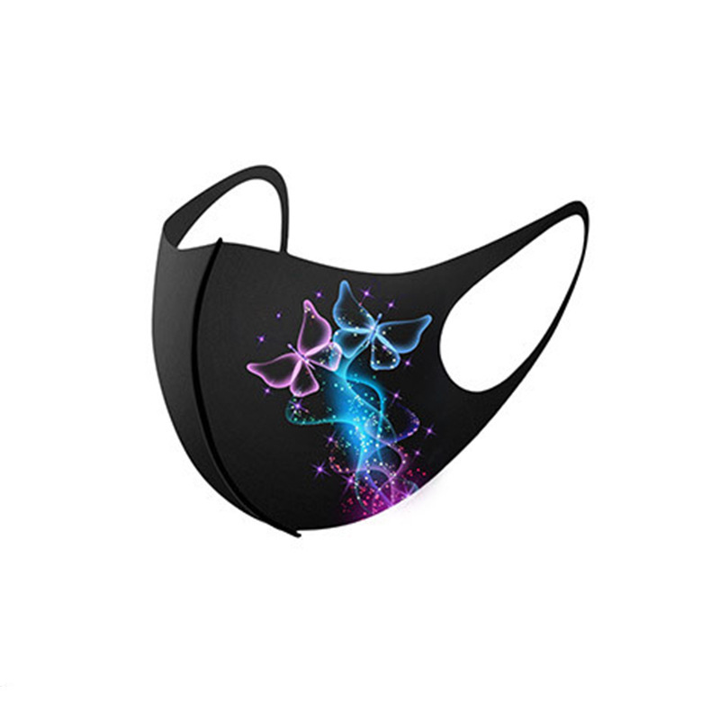 Yeni buz ipek serigrafi baskı  - Cloth Face Mask Washable incelemesi ve fiyatı