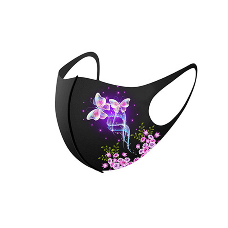 Yeni buz ipek serigrafi baskı  - Cloth Face Mask Washable incelemesi ve fiyatı