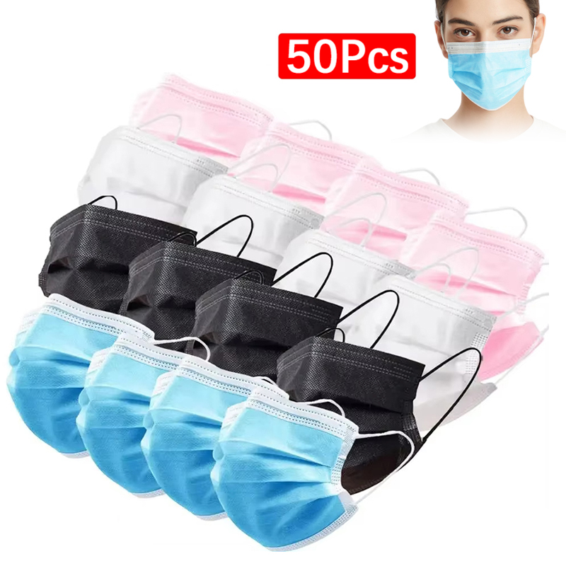 50 Adet 3 katmanlı Maske Yüz M - Disposable Mask Blue incelemesi ve fiyatı